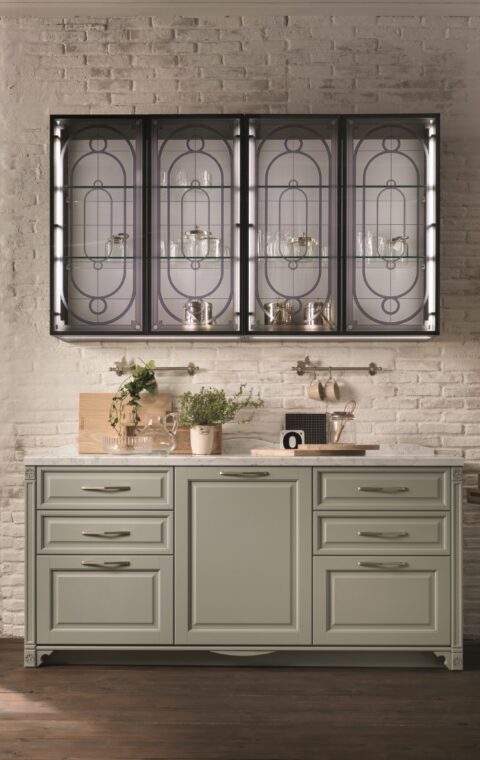 Cuisine sur mesure rustique et chic