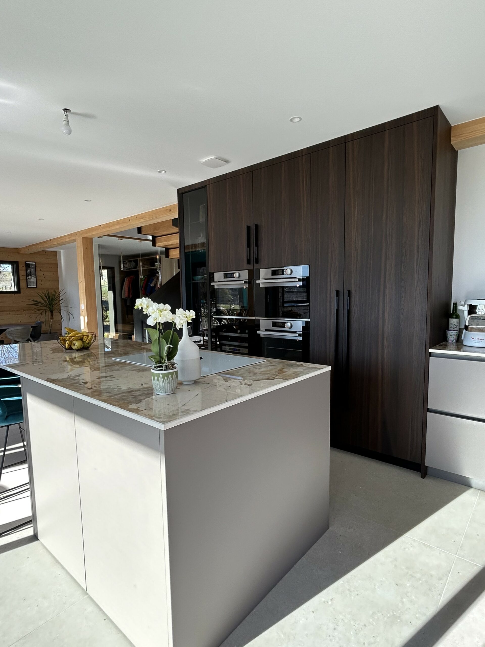 Cuisine Laqu Mat Plan De Travail Dekton Sed Interiors