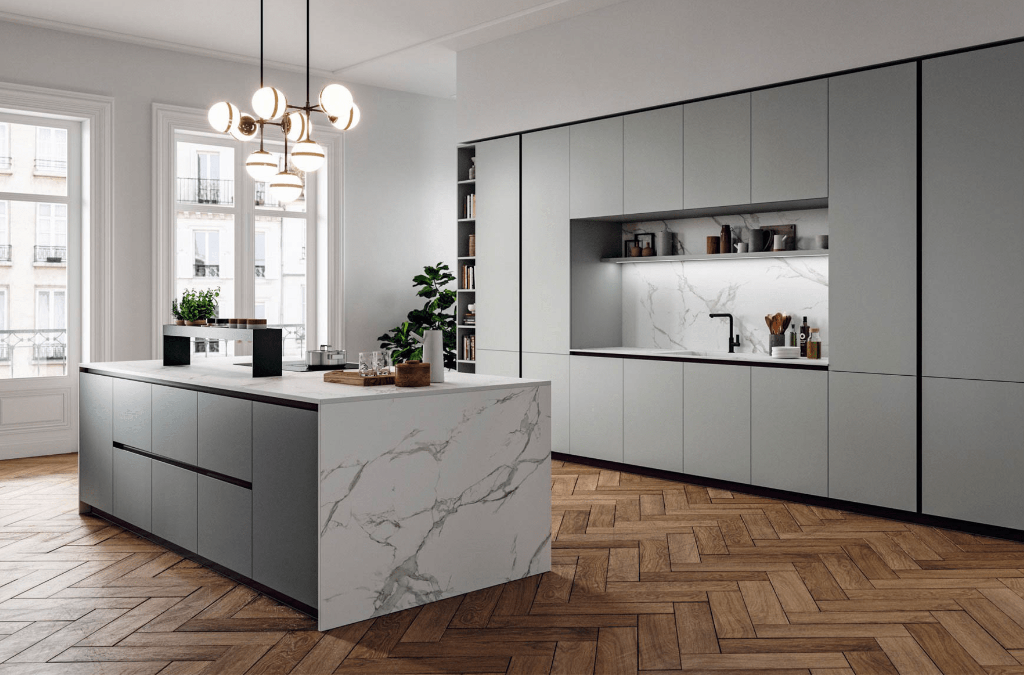 Cuisine invisible Collection MK18 Antares Cucine